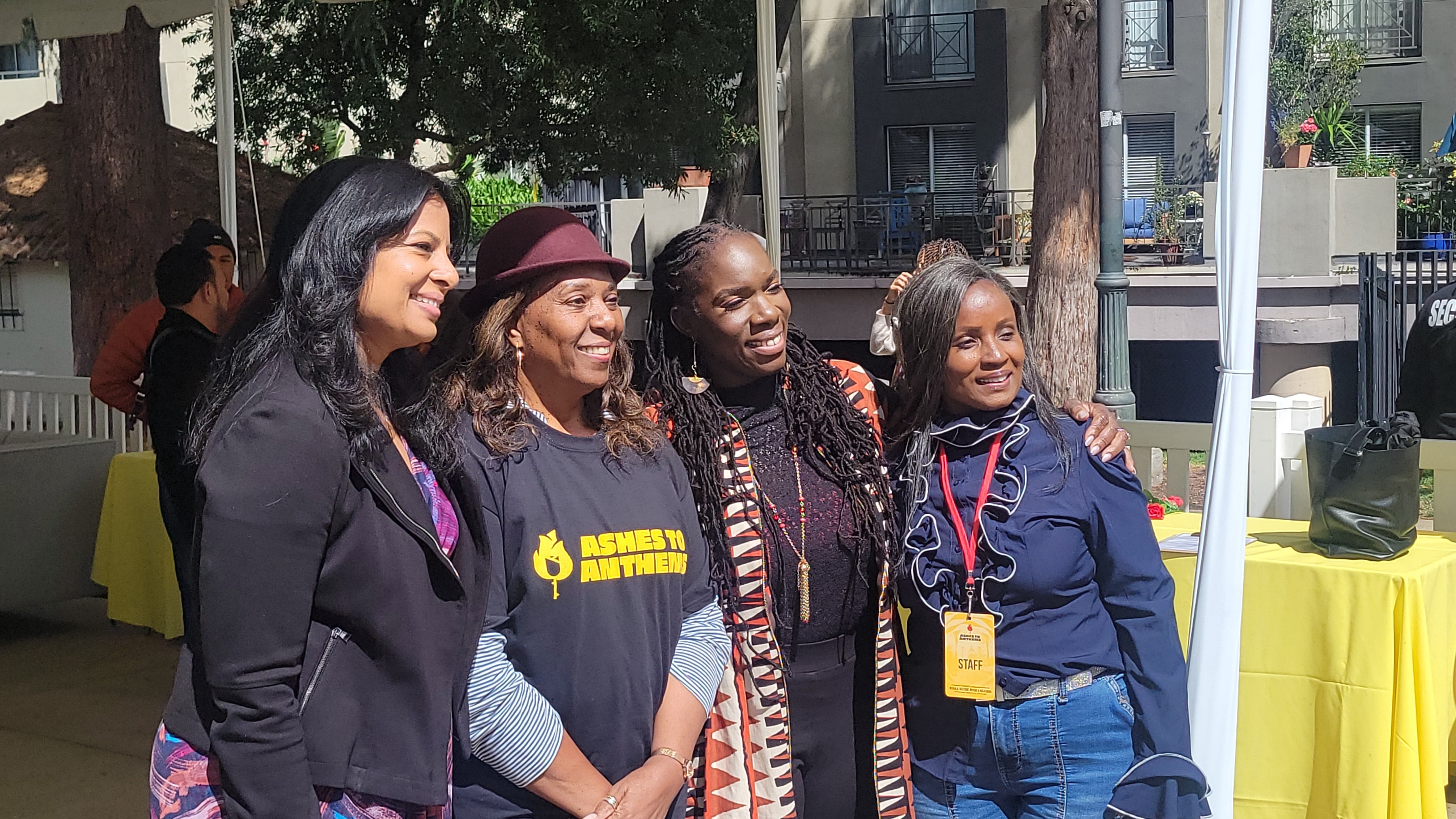 Altadena community storytelling event with Toni and guests at Ashes To Anthems