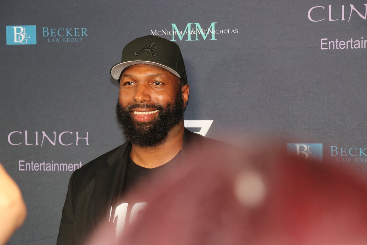 Zaire Calvin - Altadena community interview coverage at 2025 Pre-Espy fundraiser